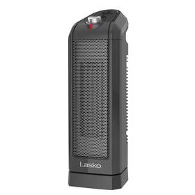 Lasko 744759628534 1500w 16 Inch Gray Electric Tabletop Ceramic Space Heater With Adjustable Thermos