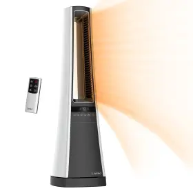 Lasko 804904103313 Oscillating Bladeless Ceramic Tower Space Heater For Home With Enhanced Safet