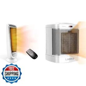 B0c2hffggn Lasko 5165 Digital Ceramic Tower Heater 1500w Oscillating Remote Control White