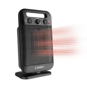 Cd12100 Lasko Myheat Go 1500w 12 Inch Black Tabletop Ceramic Heater Adjustable Thermostat