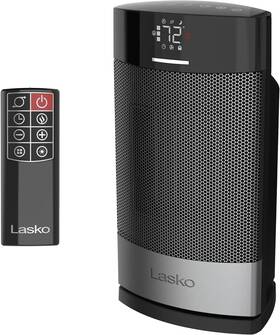 Lasko Cd12950 Ellipse Ceramic Tabletop Heater 1500w Oscillation Remote Thermostat Black