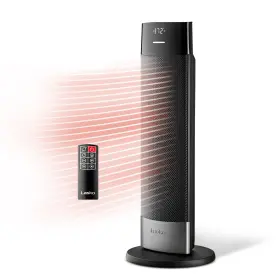 Ct24950 Lasko Ellipse Ceramic Tower Heater For Home With Tip-over Switch Digital Display