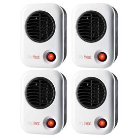 Lasko Lko-101 101 Myheat 200w Portable Electric Ceramic Space Heater White 4 Pack