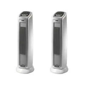 Lko-5775 Lasko 1500w Portable Electronic Thermostat Ceramic Tower Space Heater 2 Pack