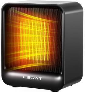 Lerat 711181241099 Mini Space Heater 500w Quiet Electric Heaters For Indoor Use Safe Ptc Ce