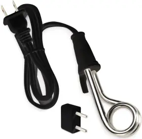 Yl205blk Lewis N. Clark 029275022470 Portable Immersion Water Heater Kettle Alternative For Coffee Tea Hot Cho