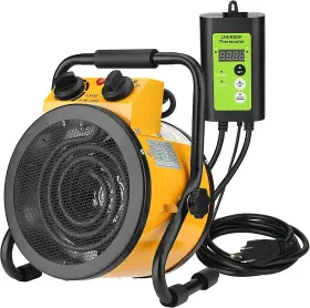 Gh2024ye Lhuksgf Greenhouse Heater With Digital Thermostat Grow Tent Heaters Flower Room