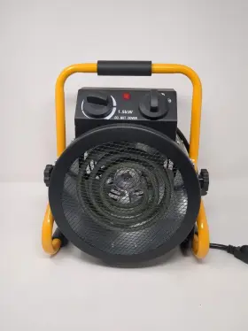 Mgdj-1.5 Lhuksgf Electric Fan Heater Yellow Black 1500 Watts 120v