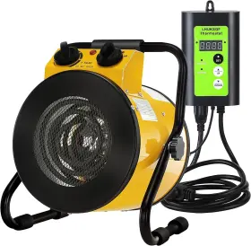 Tse-15fdghye Lhuksgf Greenhouse Heater With Digital Thermostat Grow Tent Heaters Overheat Protection