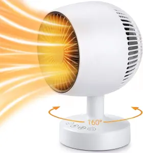 Liewet 313053312342 Space Heater Small 1200w Desk For Office 160 L - Ideal
