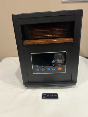 1500-bl Life Smart Labs Lifesmart Large Room Infrared Heater With Remote Model Ls-ptc 1500 Bl