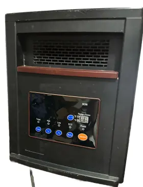 Ls-500-1pc Life Smart Vintage 1500w Infrared Heater 120v/60hz. No Remote