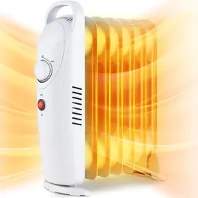 700w Lifeplus 616361338227 Oil Filled Heater Portable Radiant Space With Adjustable Thermos