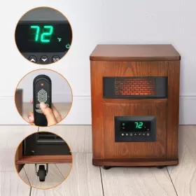 Lifesmart 745332577454 Infrared Power Heater Brown