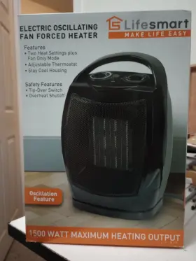 Bnt-15h Lifesmart Electric Space Heater Portable Never Used Nib