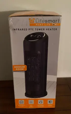 Ht1041 Lifesmart New Infrared Ptc Tower Heater Medium Room Factory Sealed Mint In Box