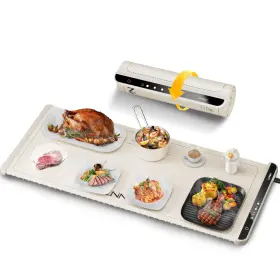 Lnniw 717701100334 Extra Large Food Warming Mat 36x15 Inch Electric Heating Tray For Parties Buf