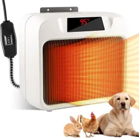 Ht006 Lupapa Thermostatic Dog House Heater With Anti-bite Wires Wall-mounted Pet