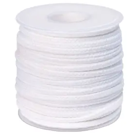 Madmedic 645569084506 Candle Wick 30 Ply 2.1mm Cotton String Spool 200 Feet Squared Braided Ro