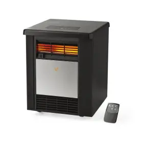 Df1911 Mainstays 4-element 1500w Indoor Infrared Quartz Cabinet Freestanding Heater New
