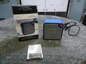 Dq1723-b Mainstays Personal Desk Top 250 Watt Blue Heater J