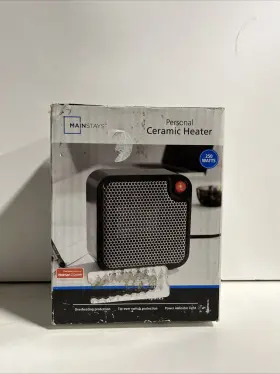 Dq1723-blk Mainstays Dq1723blk Mini Ceramic Heater - Black