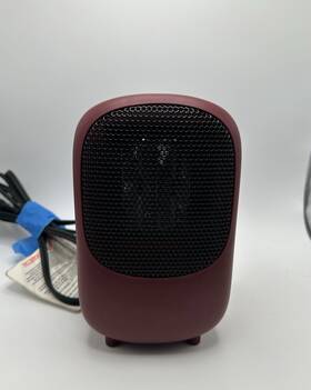 Mainstays Mh-16p Mini Ceramic Heater Maroon Color Very Nice Works Great