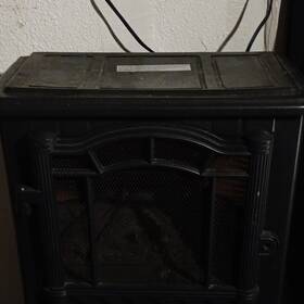 Mainstays Shag-924f 1500w Portable Electric Heater Black 120v 2 Settings Dial