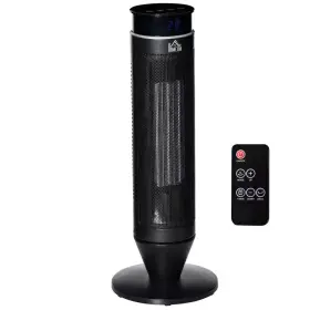 Manco Neptuen Llc 744759760975 1500-watt 20.75 Inch 2 -1 Black Portable Forced Air Electric Oscillating Tower