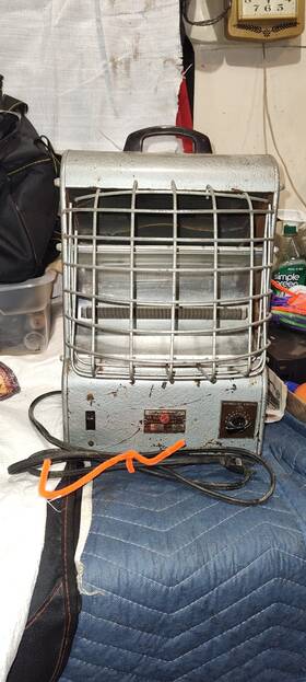 Markel 1952426 19524 Fanglo Heetaire Electric Utility Space Heater 1650 Watts With Fan Usa