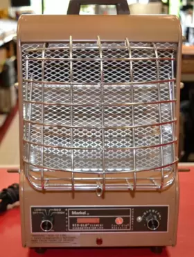 198te Markel Vintage Fan-glo Heetaire Electric Space Heater Free Shipping