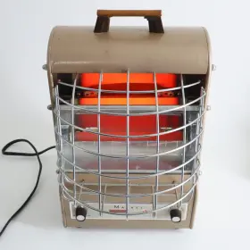 198tn Markel Automatic Fan-glo Heetaire 198 Tn 1650w 120v Radiant Heater For Parts Tested Works