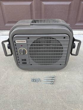 Marley Powerhouse Ph4a Portable Garage Heater 2000-4000 Watts 9.6-16.7 Amps