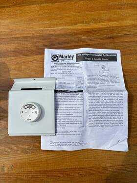 Marley Ta2anwc Baseboard Heater Accessory Double Pole Thermostat 22 Amps 120-277