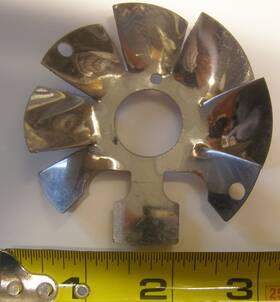 Master 75-036-0120 Burner Fan Blades Small For Model 70-ss Radiant Htrs By Pinnacle