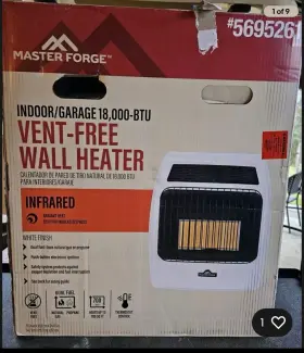 Ir18dtl2 Master Forge 18000-btu Natural Gas Or Liquid Propane Vent-free Infrared Heater