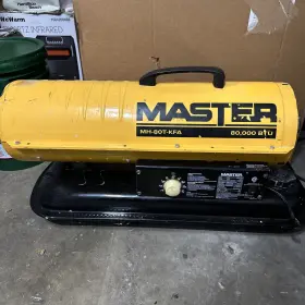 Mh-80tboa-kfa Master 80 000 Btu Battery Operated Kerosene/diesel Forced Air Heater With T-stat