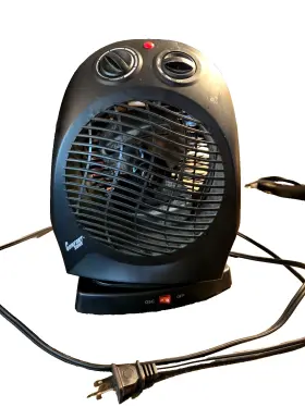 Cz50 Max Heat Portable Electric Fan Heater Energy Efficient Adjustable Temp Lightweig