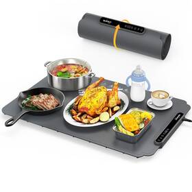 Maxxheat Bw608k Food Warming Mat Fast Heating Electric Tray With 6 Level Temperature