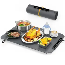 Bw608k Maxxheat Food Warming Mat Fast Heating Electric Tray With 6 Level Temperature