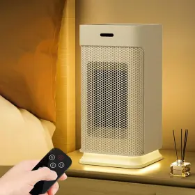 Lw012 Meiis Upgraded Space Heater For Indoor Use 9.5 Inch Ptc Electric With Remo