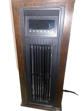 Ht1216 Members Mark 23 Inch Infrared Tower Heater With Remote Control - Dark