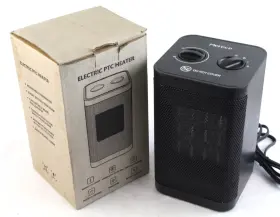 C15-12 Merece 1500w Adjustable Thermostat Desktop Electric Ptc Space Heater New