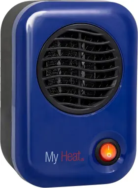 Metal Products 445019331357 102 Space Heater 3.8 Inch X 4.3 6.1 Tall Blue