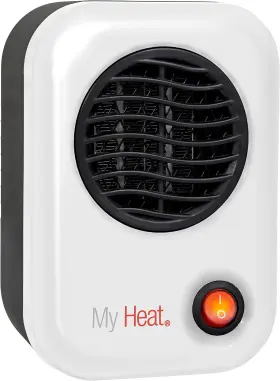 Metal Products 445025863880 Myheat Personal Space Heater Compact White