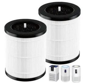 Mg-b-d02l-2p-wh Mgcadi 2 Pack B-d02l M05 Replacement Filter Compatible With Mooka And Vewi