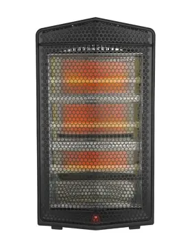 Msh2003abb Midea Infrared Quartz Heater Black Ultra Quiet Adjustable Thermostat