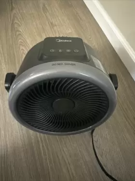 Msh23ft3dsb Midea 2-in-1 Digital Turbo Heater Fan Black Very Good Conditio