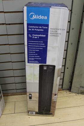 Midea Mshc30td5bbv 30in Ceramic Tower Heater New Black - Free Shipping
