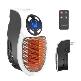 Mh04-heater Minetom 450w Space Heater Remote Wall Outlet Electric Small As Seen On